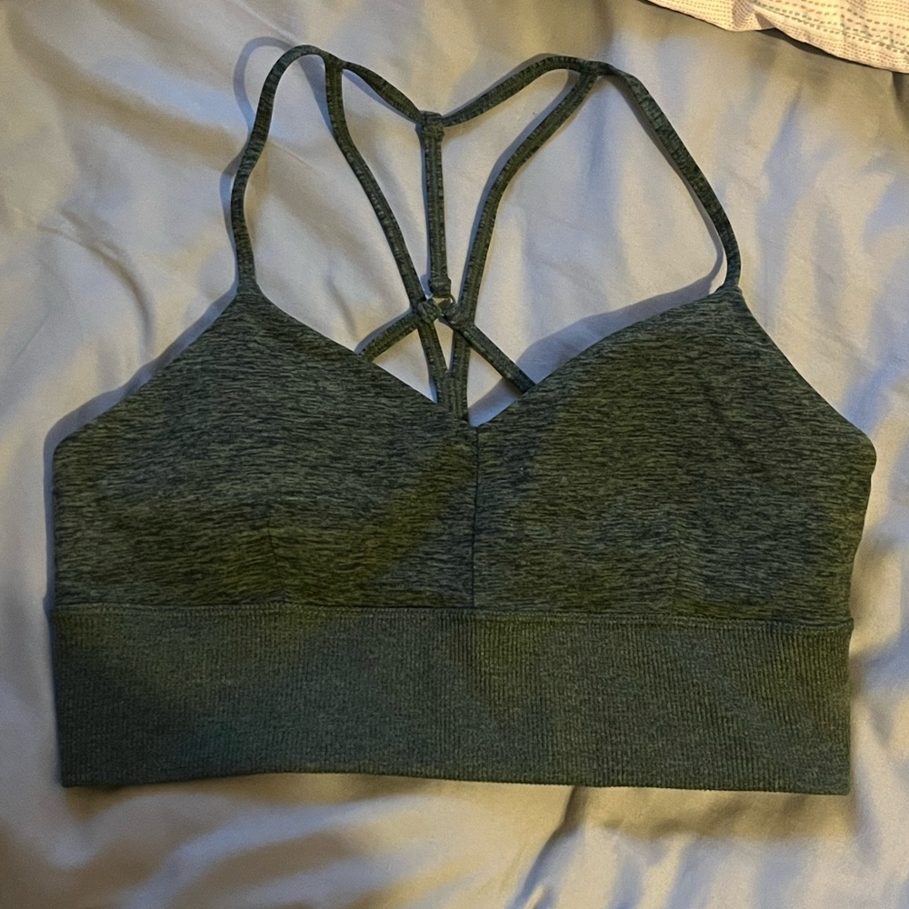Alo Soft Lavish Bra - Hunter Green